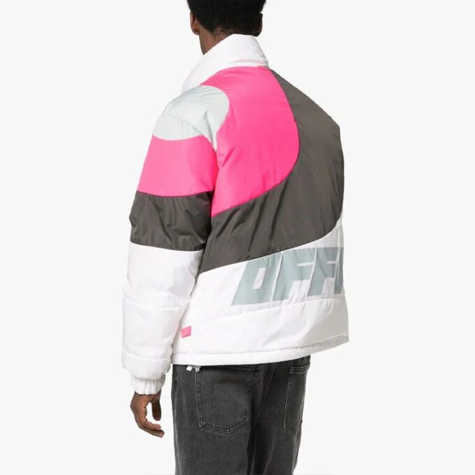 Stripe Jacket Slim Fit Version Colorblock