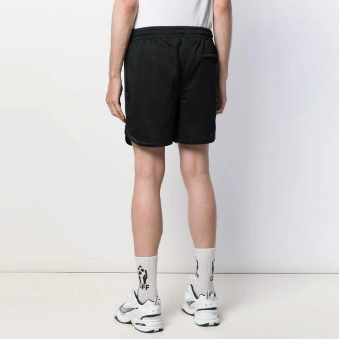 Stripe Mesh Shorts Version Black