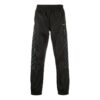 Stripe Nylon Training Long Pants Black