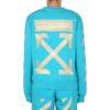 Tap Arrows Printing Sweater Men Blue