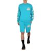 Tap Arrows Printing Sweater Men Blue