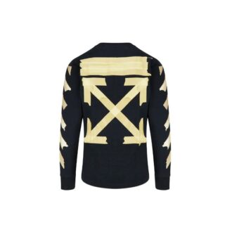 Tape Arrows Long Sleeve T-Shirt “Black”