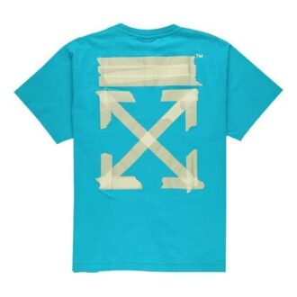Tape Arrows print Printed Men Blue