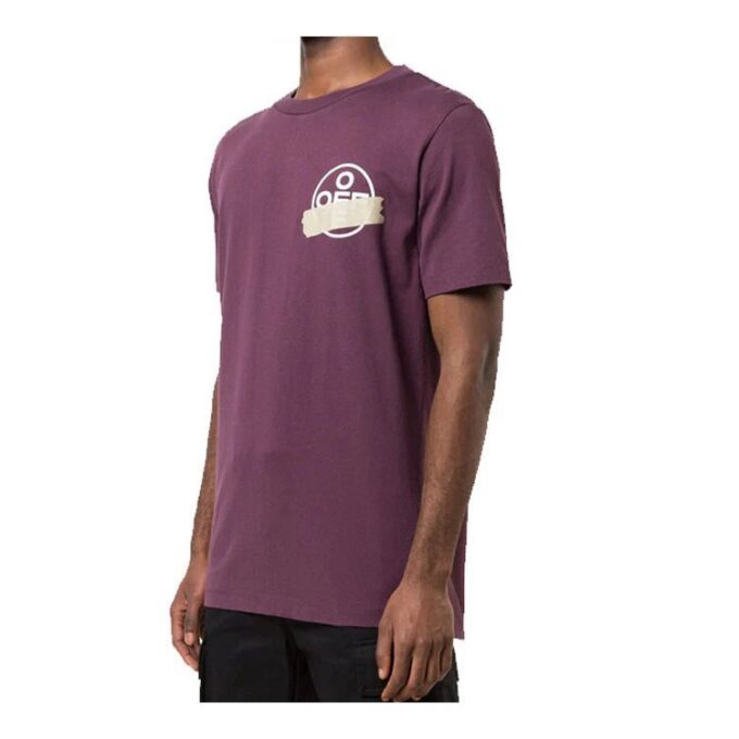 Tape Arrows print Printed Men Purple