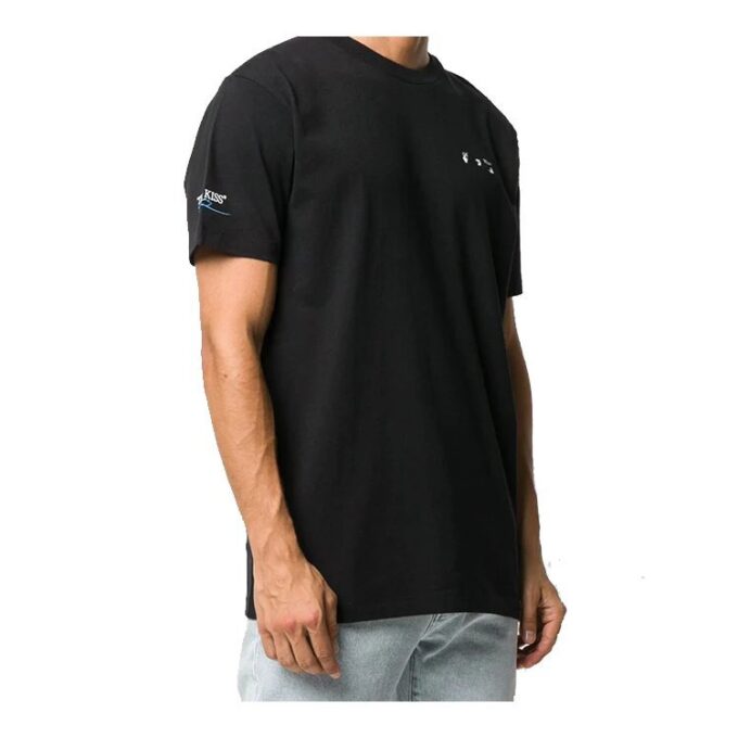 The Kiss Printing Short Sleeve Black
