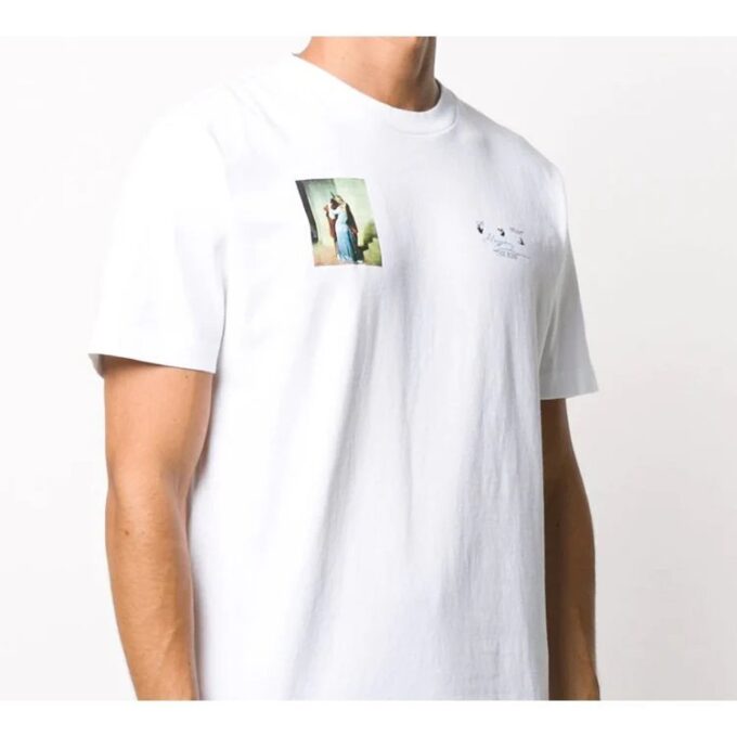 The Kiss Printing Short Sleeve White