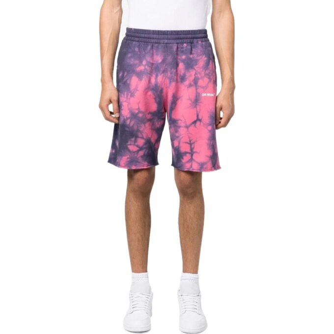 tie-dye Track Shorts “Pink”