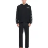 Type Arrow Diagonal Loose Hoodie