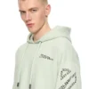Type Arrow Diagonal Loose Hoodie