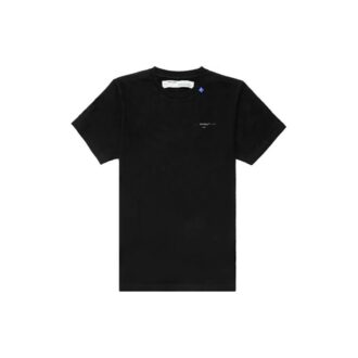 Unfinished Loose Round Neck Short Sleeve Black