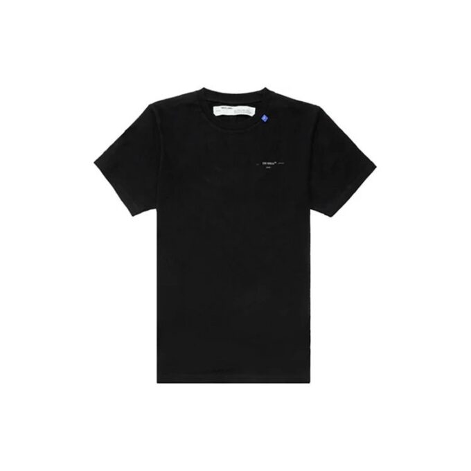 Unfinished Loose Round Neck Short Sleeve Black