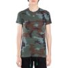 Unfinished Slim Fit Short Sleeve Ordinary Version Camouflage