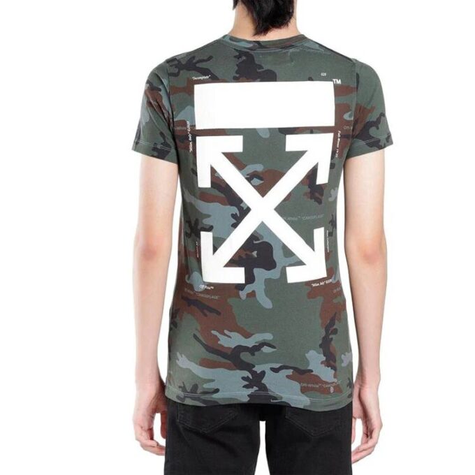 Unfinished Slim Fit Short Sleeve Ordinary Version Camouflage