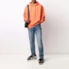 Unisex FW21 Logo-detail Diag-stripe Orange
