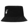 Unisex Logo Printing Fisherman Hat Black