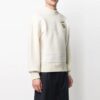 Unisex Printing Round-neck Knitted Sweaters Ivory