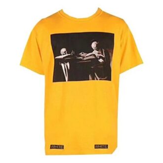 Unisex SS21 Co Virgil Ablo Ow Tee Yellow