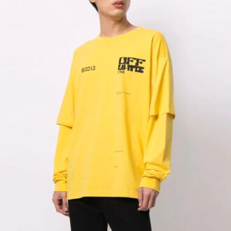 Unisex SS21 Printing Logo Swea Yellow