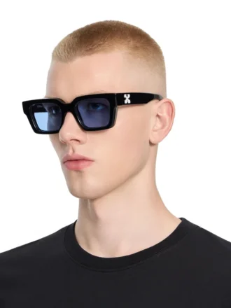 Virgil L Light Blue Lens Sunglasses