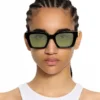 Virgil L Light Green Lens Sunglasses
