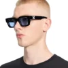 Virgil M Light Blue Lens Sunglasses