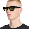 Virgil M Light Green Lens Sunglasses