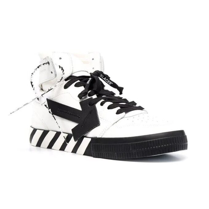 Vulcanized High-Top “White Black”