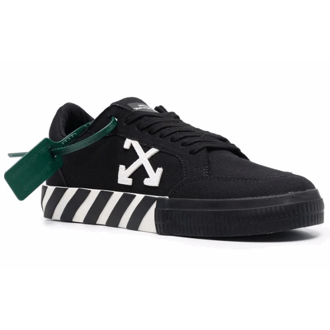 Vulcanized Low Canvas “Black White”