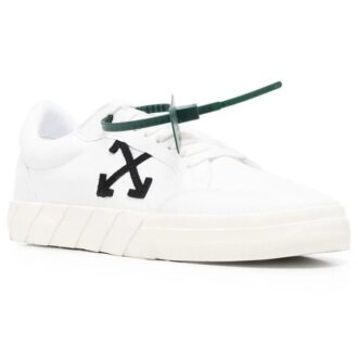 Vulcanized Low Canvas “White Black Orange”