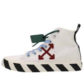 Vulcanized Mid-Top “White Burgundy Blue Black”