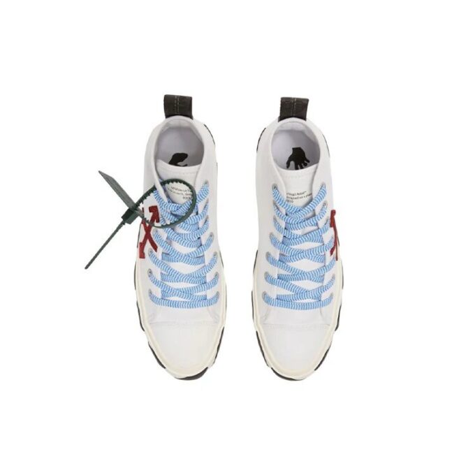 Vulcanized Mid-Top “White Burgundy Blue Black”