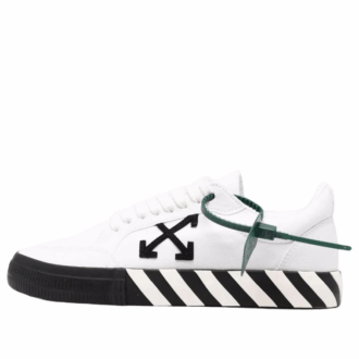 Vulcanzied Low Canvas “White Black”