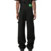 Wave Off Canvas Double Over Pant “Black”