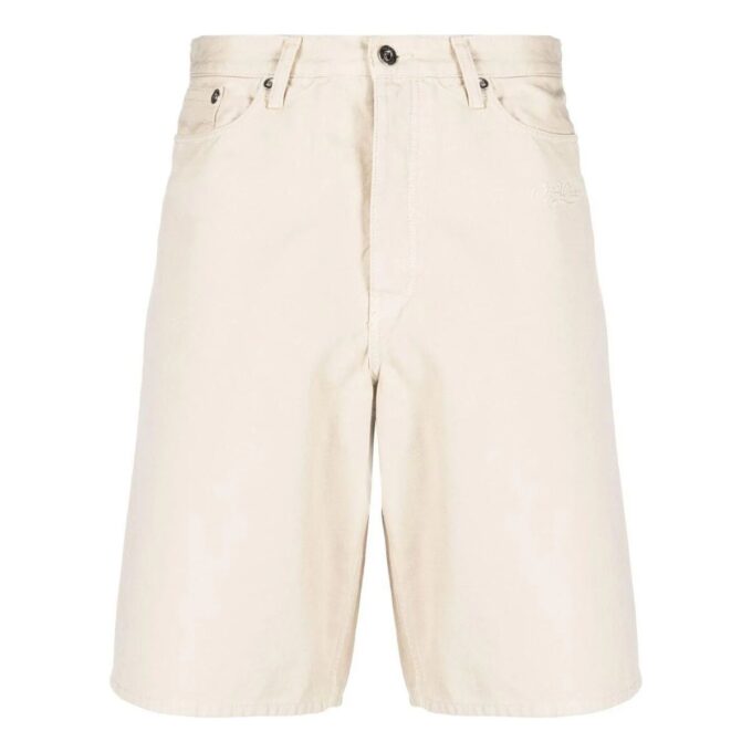 Wave Off Canvas Utility Shorts “Beige”