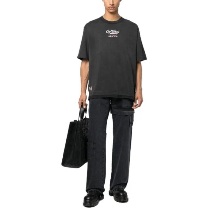 Wave Off Raw Over T-Shirt “Black”