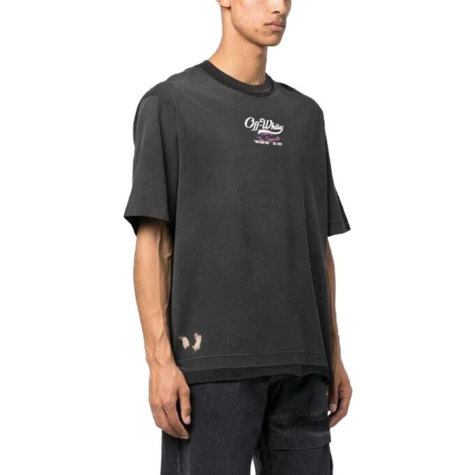 Wave Off Raw Over T-Shirt “Black”