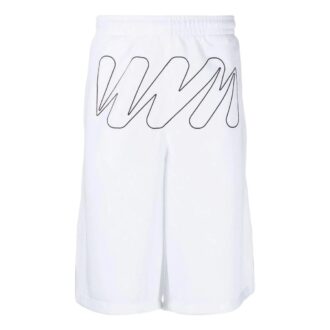 Wave Outl Diagonal Mesh Shorts