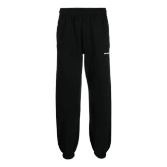 Wave-Print Cotton Track Pants