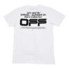 Wavy Line Logo Basic Alphabet Slogan Short Sleeve Ordinary Version White