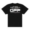 Wavy Line White T-Shirt Printing Short Sleeve Loose Fit Black
