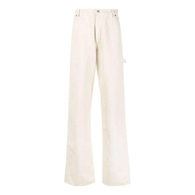 wide-leg Trousers “White”