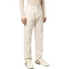 zip-up Straight Leg Trousers “Beige”