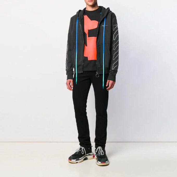 Zipper Drawstring Version Black