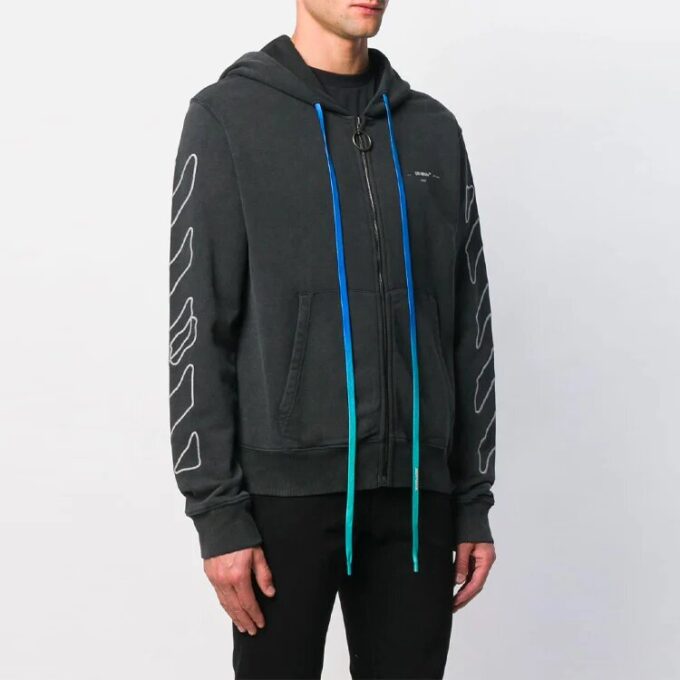 Zipper Drawstring Version Black